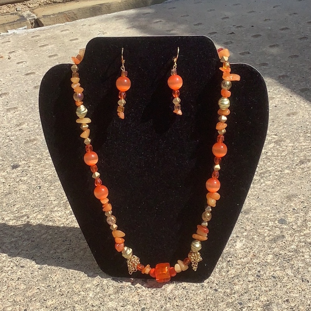 Handmade Necklace and earrings set